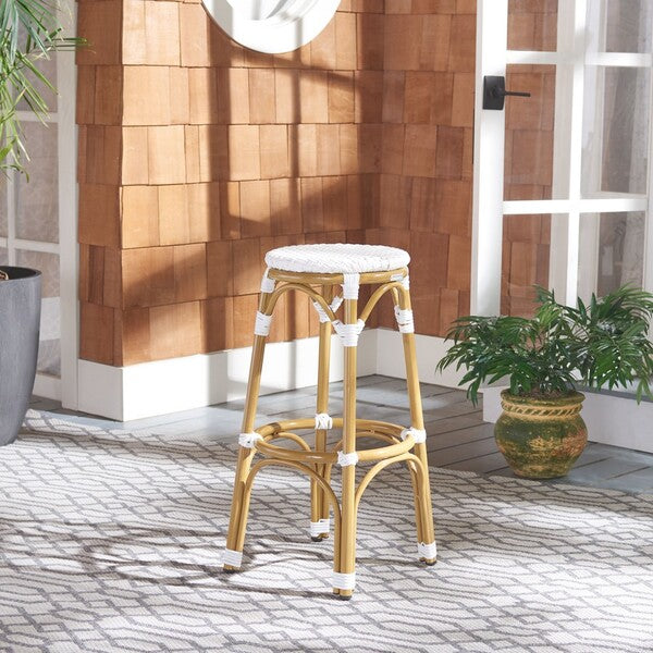 Lily Bistro  Stool - White