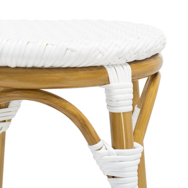 Lily Bistro  Stool - White