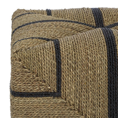 Lexi Woven Seagrass Ottoman