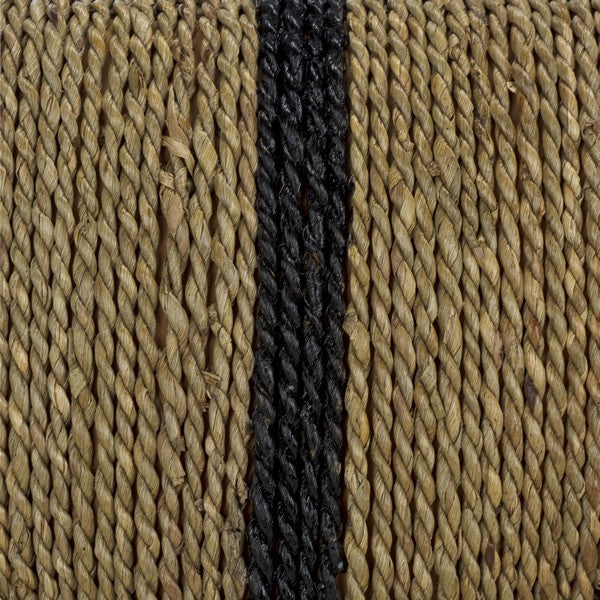 Lexi Woven Seagrass Ottoman
