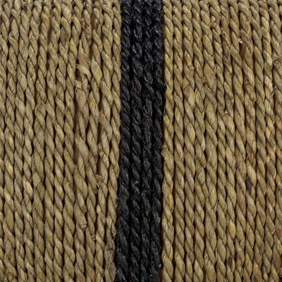 Lexi Woven Seagrass Ottoman
