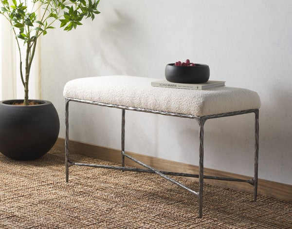 Maddie Boucle Bench