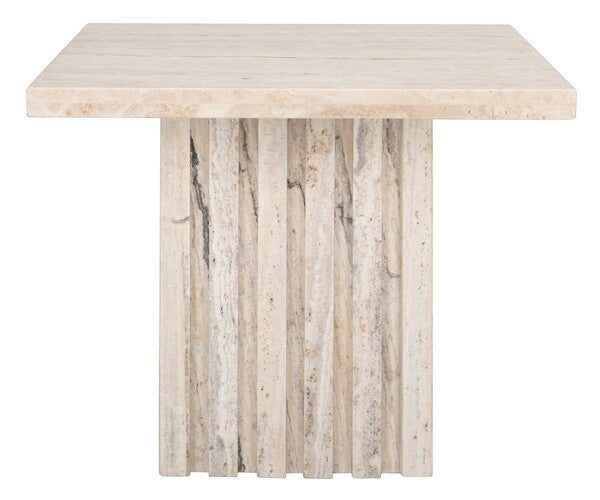 Olga Square Marble Table - Tall