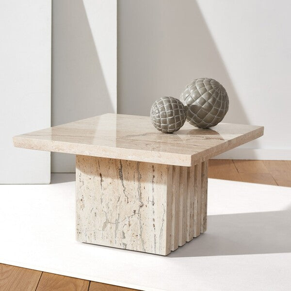 Olga Square Marble Table - Short