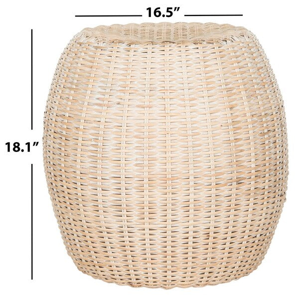 Renata Accent Table - White Wash