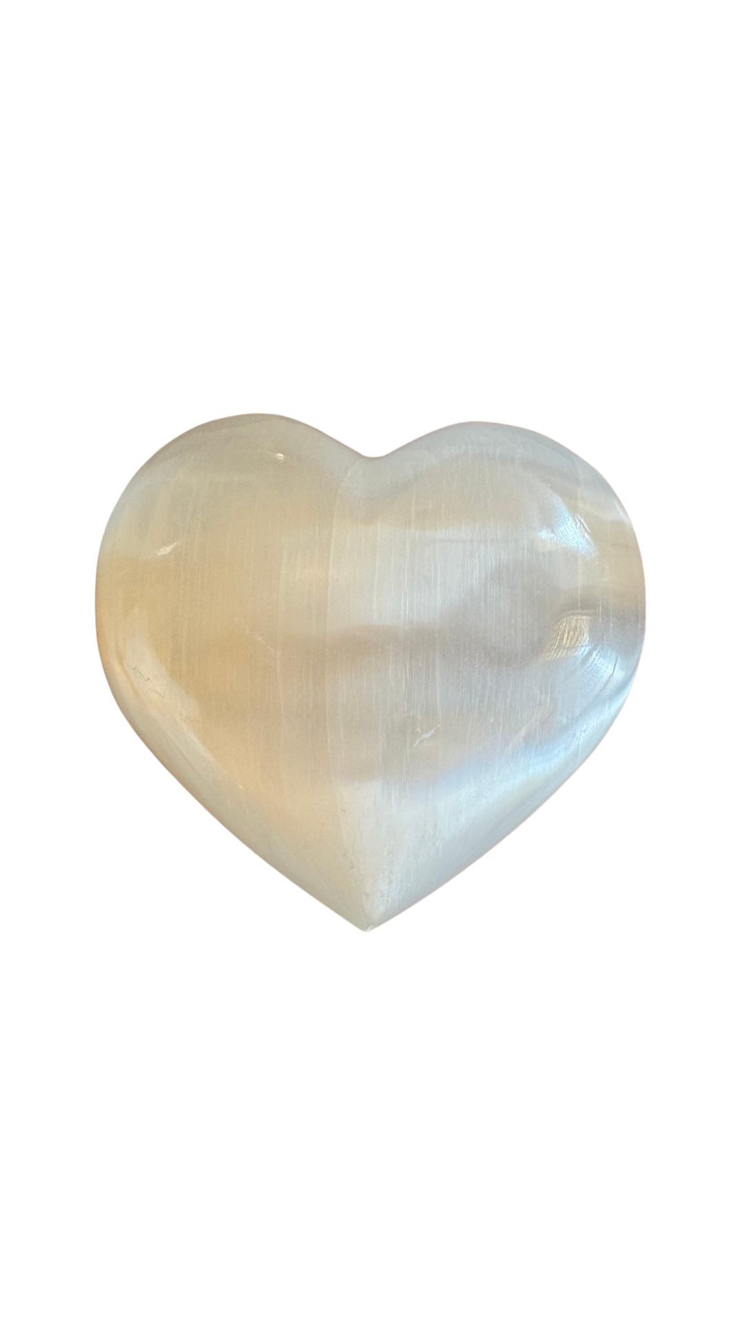 Selenite Heart Stone Sculpture