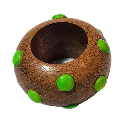 M&M Dots Napkin Ring - Set of 4