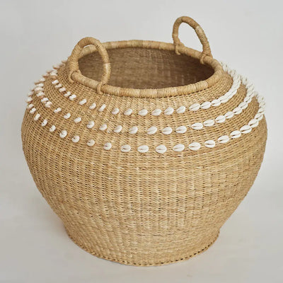 Polynesia Cowrie Shell Basket