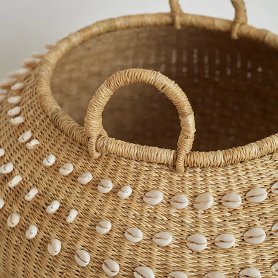 Polynesia Cowrie Shell Basket