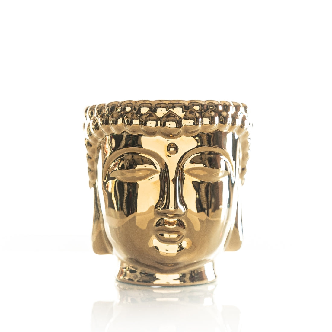 Gold Buddha 3-Wick Candle - Large