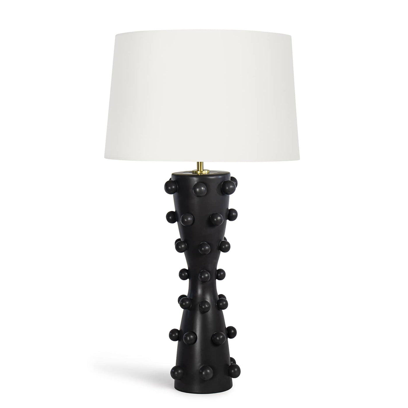Pom Pom Ceramic Table Lamp (White)