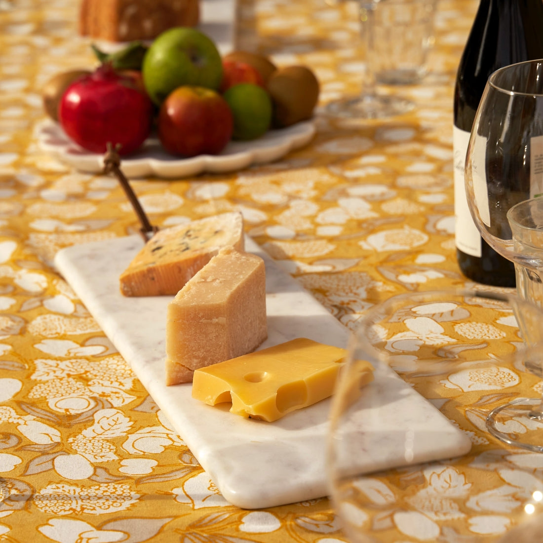 Forest Harvest Grey & Mustard Tablecloths