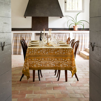 Forest Harvest Grey & Mustard Tablecloths