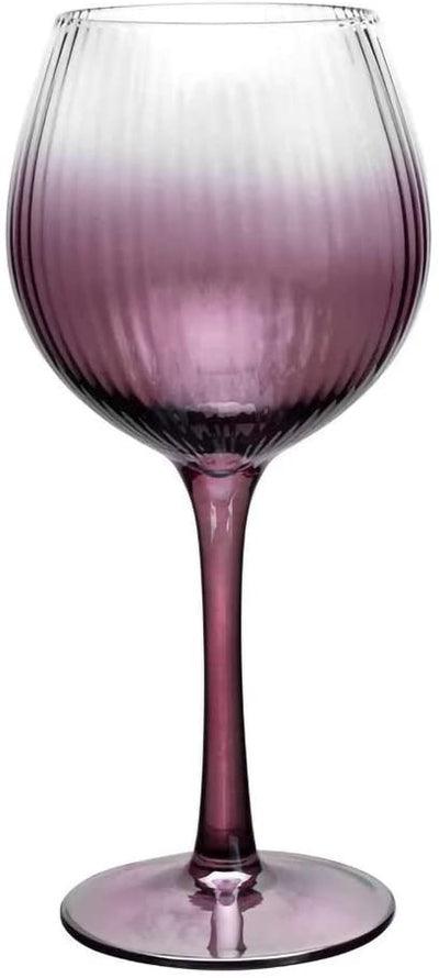 Spode Kingsley Wine Glass (Set of 4)- Plum Ombre Finish