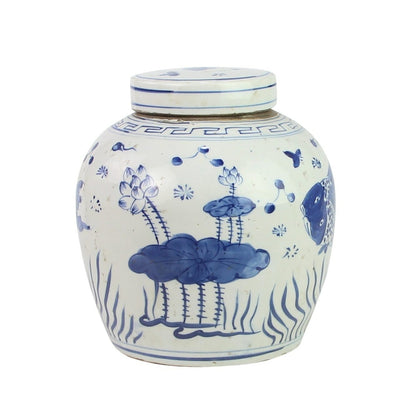 Goldfish Pair Ming Jar