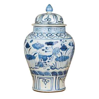 Sea Lotus Temple Jar