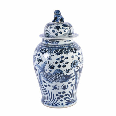 Seaside Temple Jar