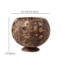 Coconut Candle Holder