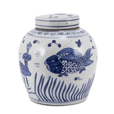 Goldfish Pair Ming Jar