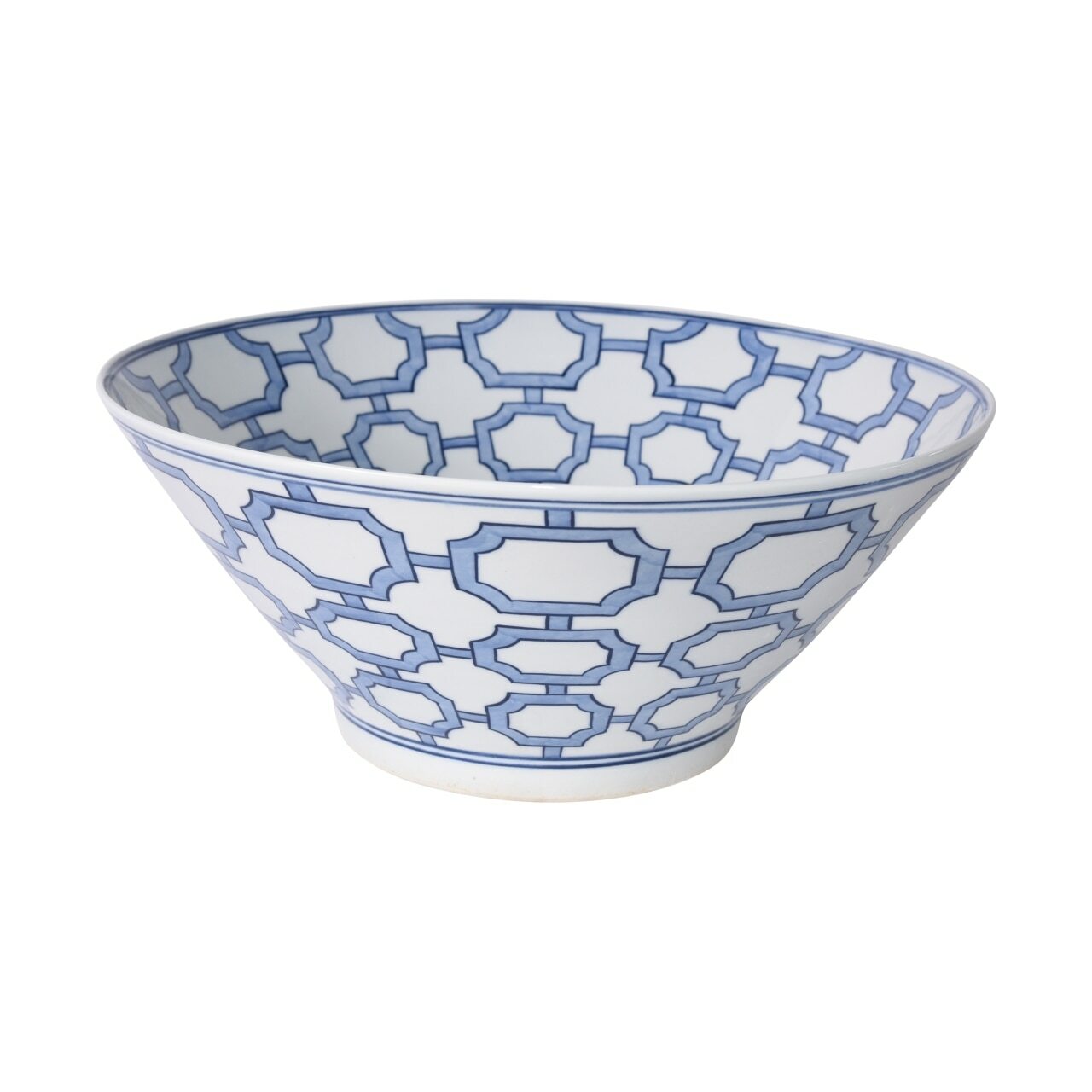 Oversized Octagonal Frame Bowl