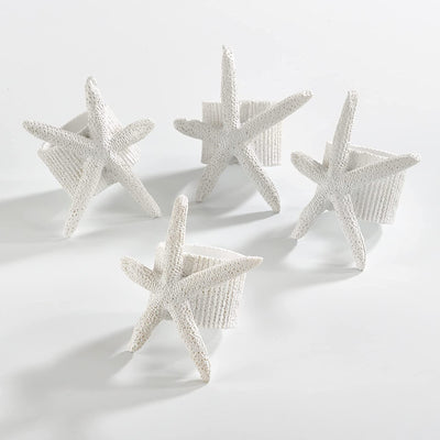 Sea Star Napkin Ring - Set of 4