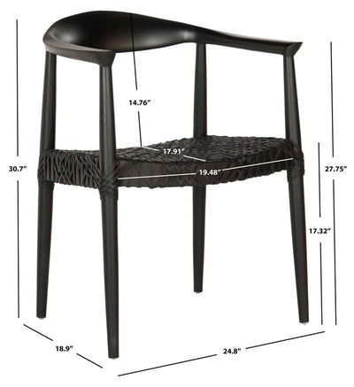 Ebony Arm Chair