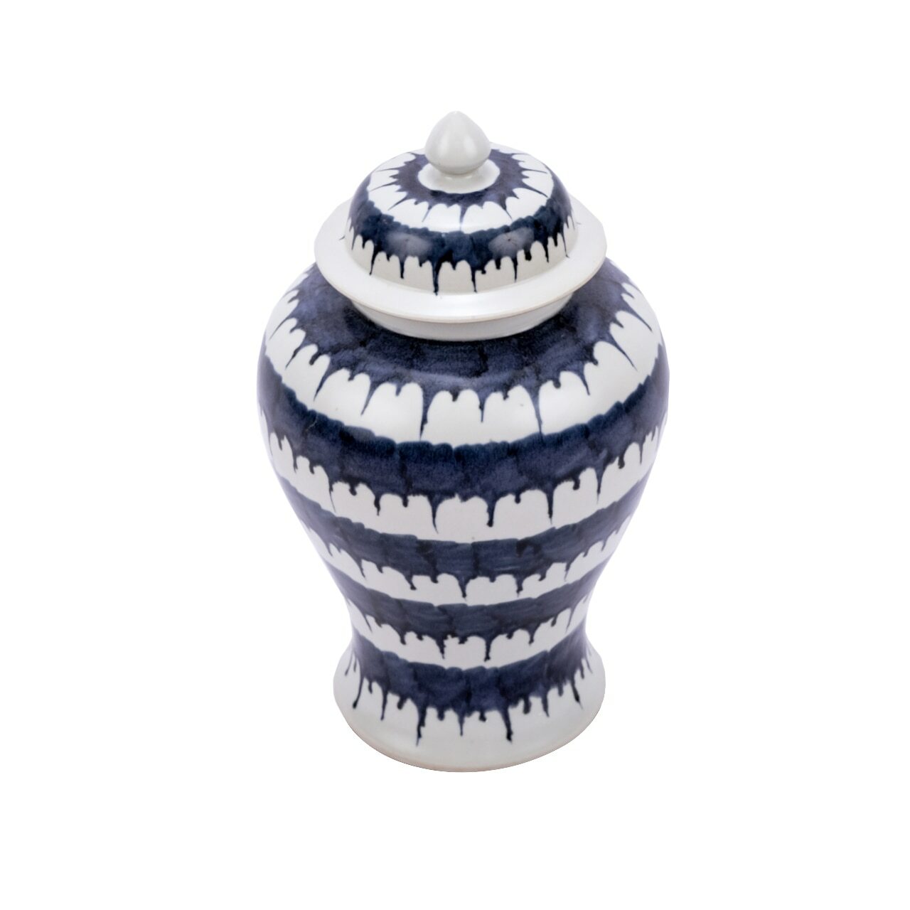 Splash Porcelain Temple Jar