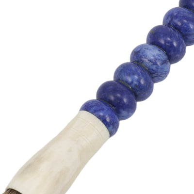 Lavender Blue Abacus Jade Calligraphy Brush