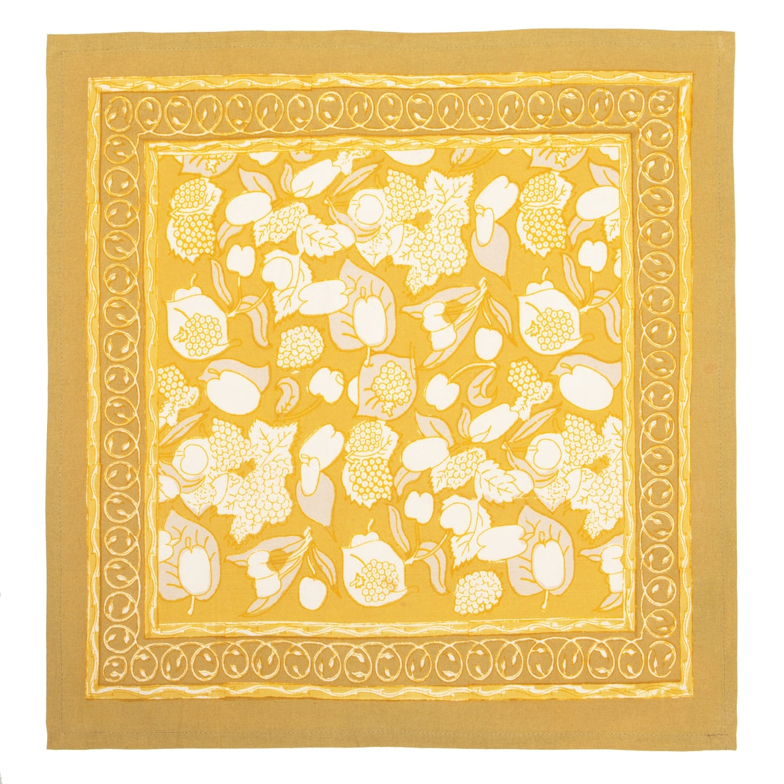 Forest Harvest Grey & Mustard Napkins - Set of 6