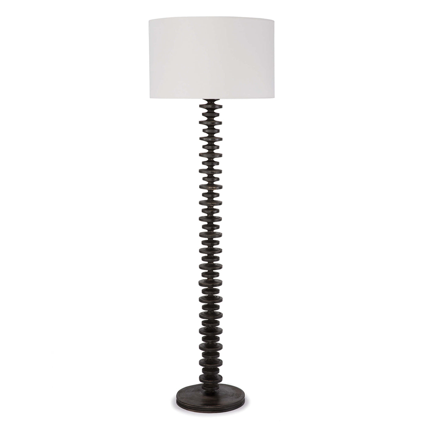 FISHBONE FLOOR LAMP (EBONY)