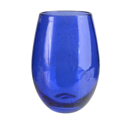 Aquazurre Cobalt Blue Stemless Tumblers - Set of 4