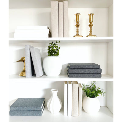 Linen Fabric Covered Books