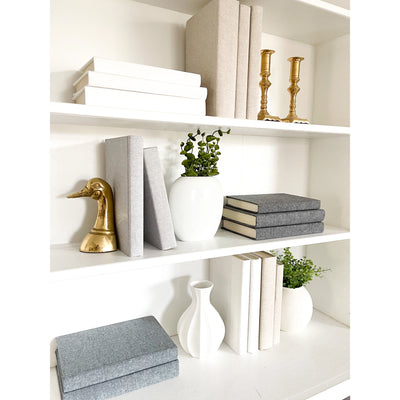 Linen Fabric Covered Books