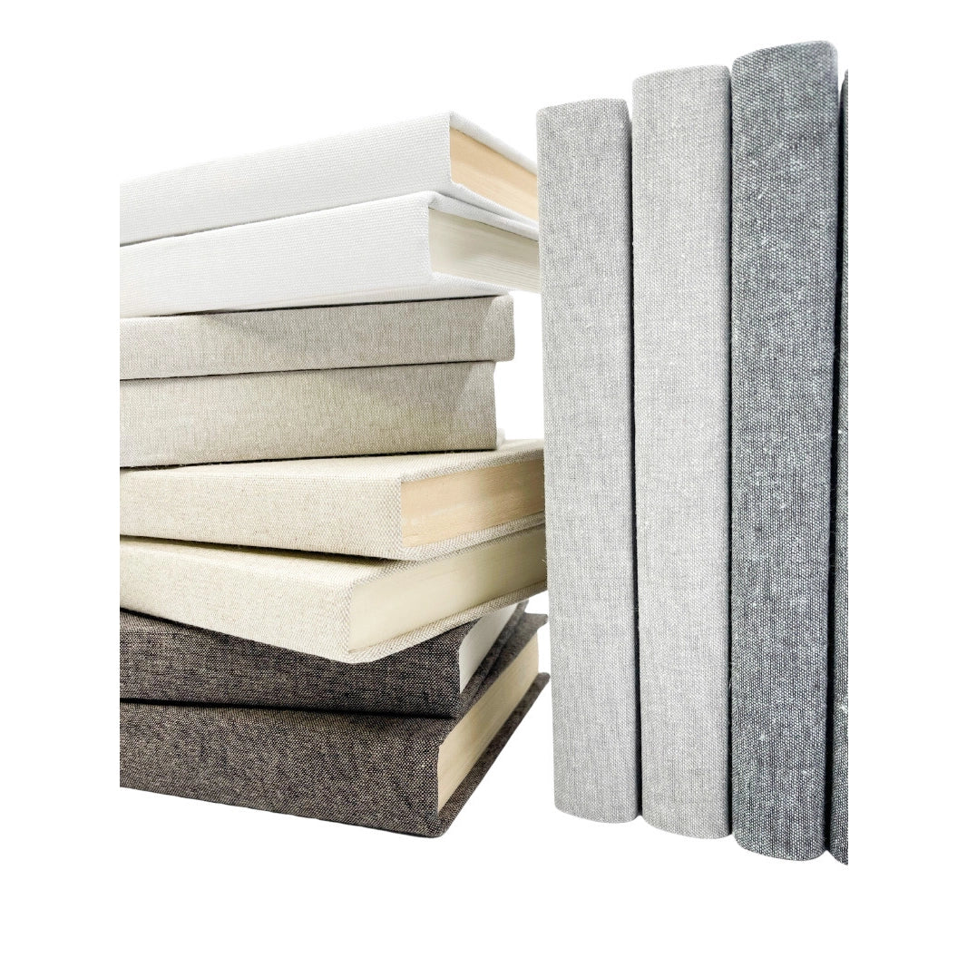 Linen Fabric Covered Books