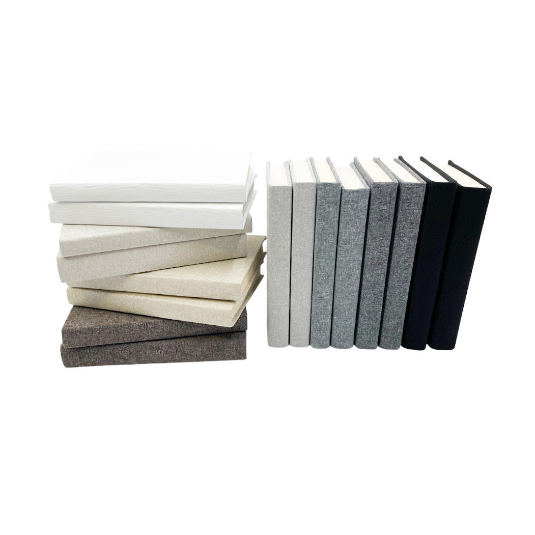 Linen Fabric Covered Books