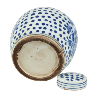 Peony Dots Mini Jar