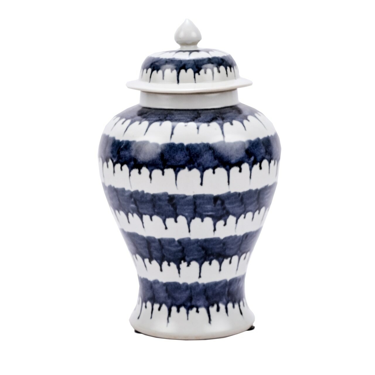 Splash Porcelain Temple Jar