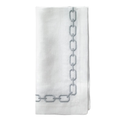 Chain Link Linen Napkins - Set of 4