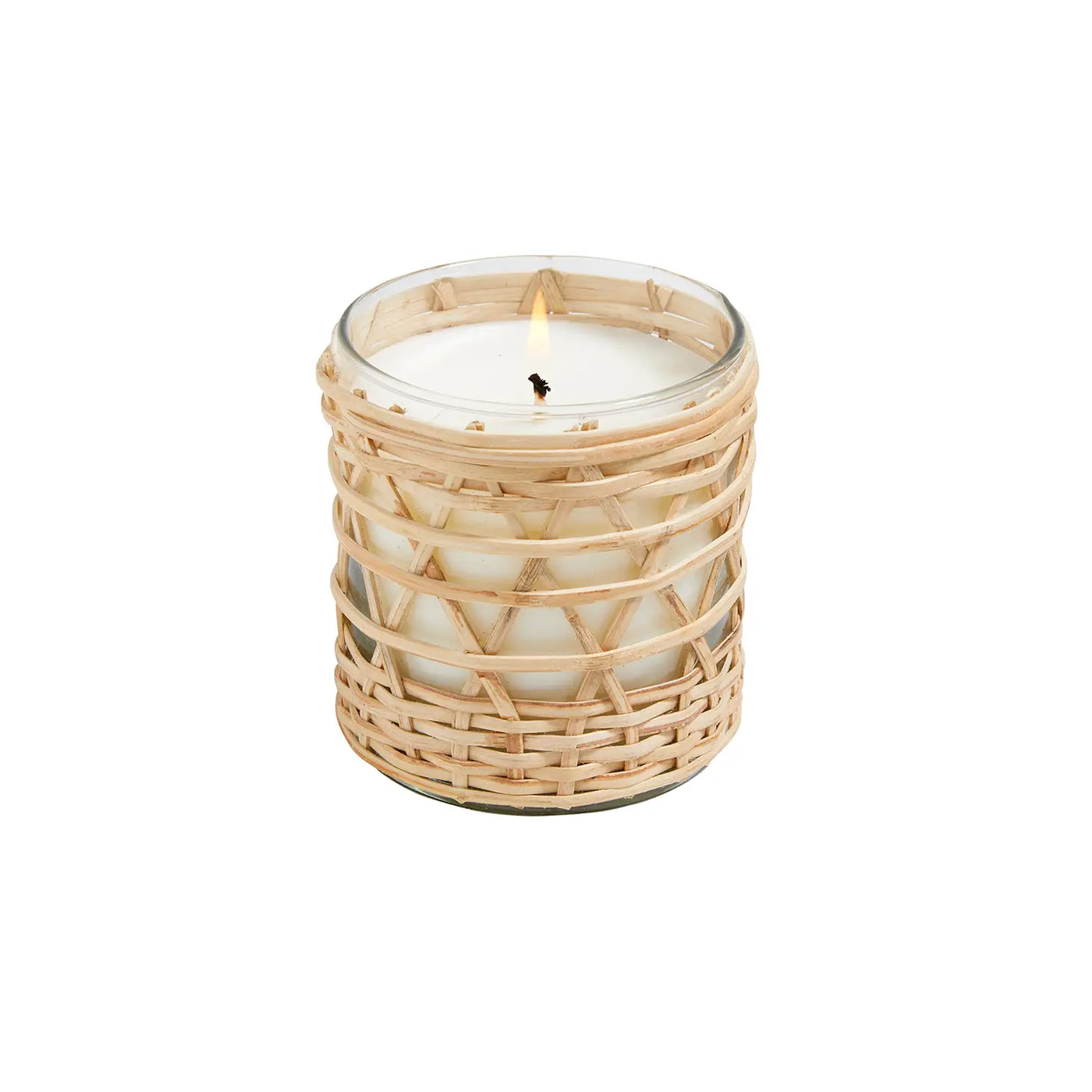 Citronella Eucalyptus Mint Bamboo Wrapped Candle 7oz.