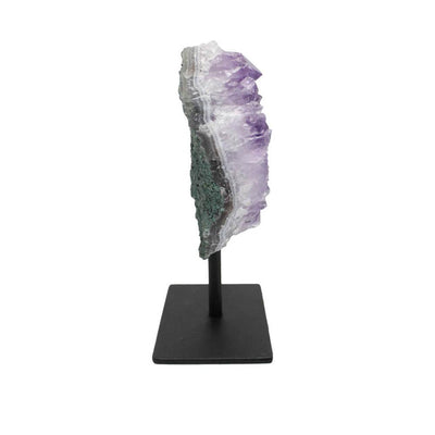 Amethyst Cluster on Metal Stand Amethyst Druzy - Crystal Healing - Crystal Collection