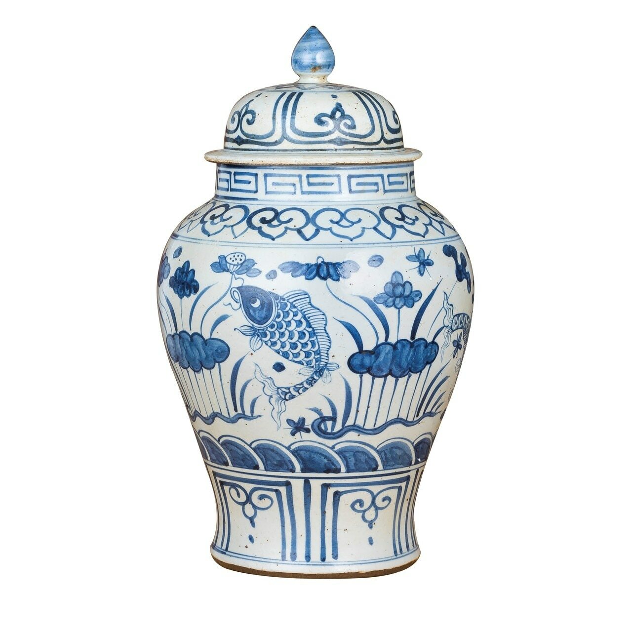 Sea Lotus Temple Jar