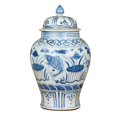 Sea Lotus Temple Jar