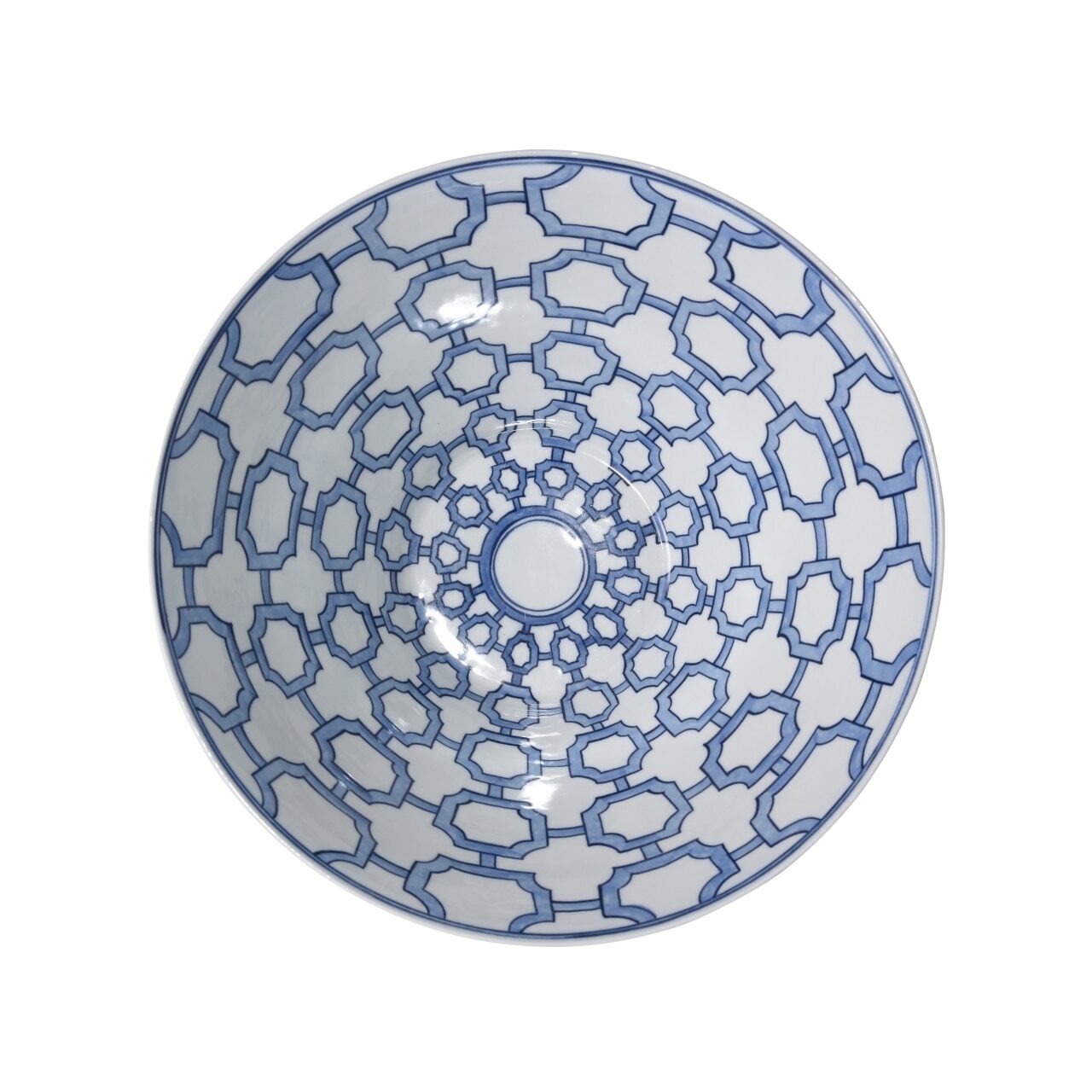 Oversized Octagonal Frame Bowl