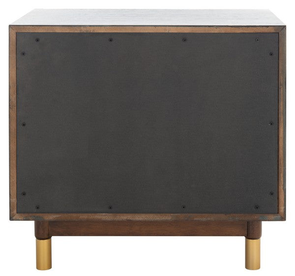 Ethan 2-Drawer Nightstand - Walnut
