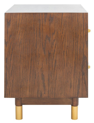 Ethan 2-Drawer Nightstand - Walnut