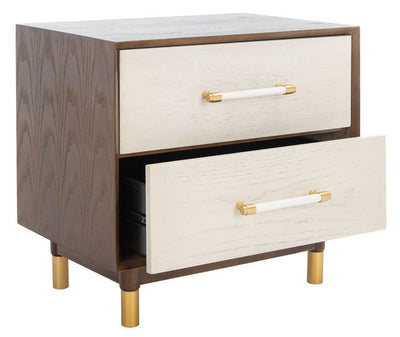 Ethan 2-Drawer Nightstand - Whitewashed