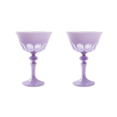 Rialto Glassware - Coupe - Lupine - Set of 2