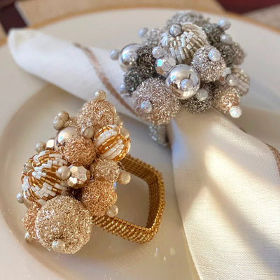 Jubilee Napkin Ring - Silver - Set of 4