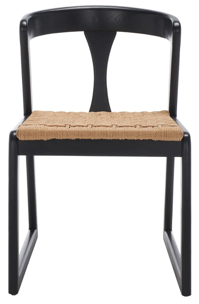 Jovani Woven Dining Chair - Black - Set of 2