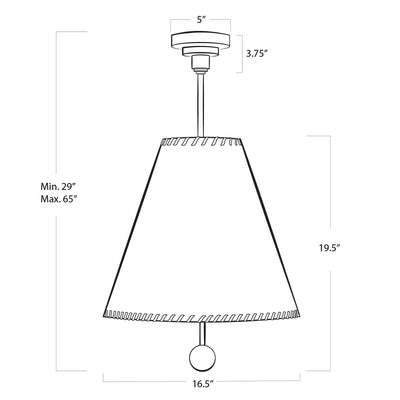 Jubilee Pendant (Natural Brass)